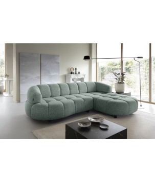 Narożnik VELPA S z elektryczną regulacją siedziska Prawostronny wolnostojący w tkaninie PUENTE 33 WERSAL