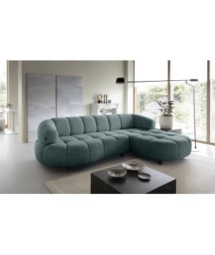 Narożnik VELPA S z elektryczną regulacją siedziska Prawostronny wolnostojący w tkaninie PUENTE 39 WERSAL