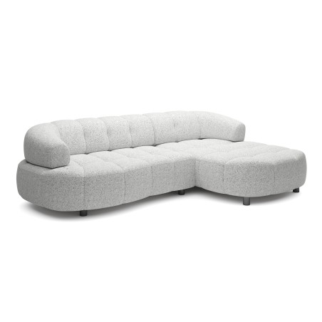 Narożnik VELPA S z elektryczną regulacją siedziska Prawostronny wolnostojący w tkaninie PUENTE 80 WERSAL