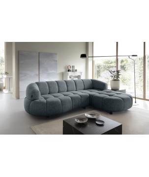 Narożnik VELPA S z elektryczną regulacją siedziska Prawostronny wolnostojący w tkaninie PUENTE 94 WERSAL