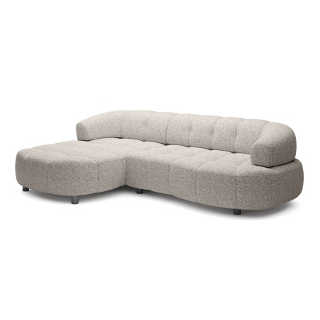 Narożnik VELPA S Lewostronny z elektryczną regulacją siedziska wolnostojący w tkaninie PUENTE 16 WERSAL