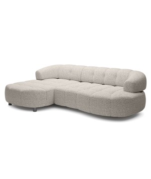 Narożnik VELPA S Lewostronny z elektryczną regulacją siedziska wolnostojący w tkaninie PUENTE 16 WERSAL