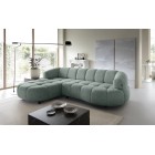 Narożnik VELPA S Lewostronny z elektryczną regulacją siedziska wolnostojący w tkaninie PUENTE 33 WERSAL