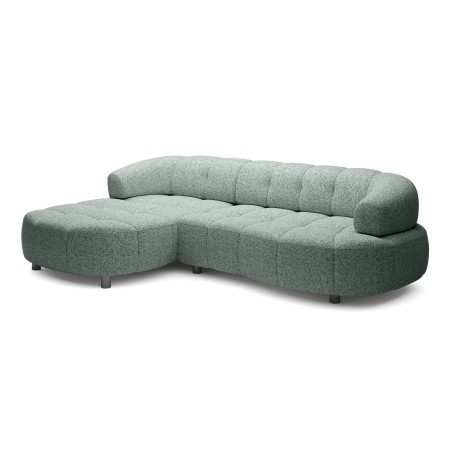 Narożnik VELPA S Lewostronny z elektryczną regulacją siedziska wolnostojący w tkaninie PUENTE 33 WERSAL