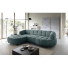 Narożnik VELPA S Lewostronny z elektryczną regulacją siedziska wolnostojący w tkaninie PUENTE 39 WERSAL