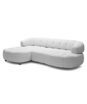 Narożnik VELPA S Lewostronny z elektryczną regulacją siedziska wolnostojący w tkaninie PUENTE 80 WERSAL