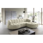 Narożnik VELPA S Prawostronny z elektryczną regulacją siedziska wolnostojący w tkaninie PUENTE 03 WERSAL