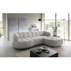 Narożnik VELPA S Prawostronny z elektryczną regulacją siedziska wolnostojący w tkaninie PUENTE 06 WERSAL