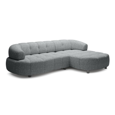 Narożnik VELPA S Prawostronny z elektryczną regulacją siedziska wolnostojący w tkaninie PUENTE 11 WERSAL