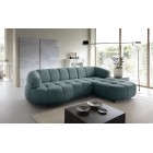 Narożnik VELPA S Prawostronny z elektryczną regulacją siedziska wolnostojący w tkaninie PUENTE 39 WERSAL