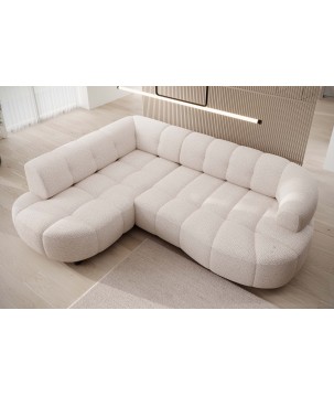 Narożnik VELPA L z elektryczną regulacją siedziska Lewostronny w tkaninie JAGUAR 02 WERSAL