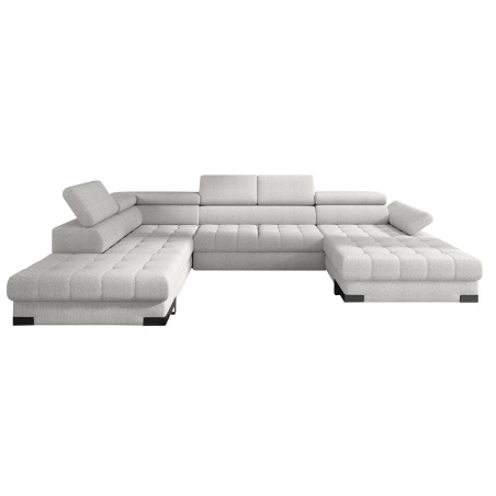 Narożnik SELVA XL Lewostronny z funkcją spania w tkaninie MEMPHIS 01 WERSAL