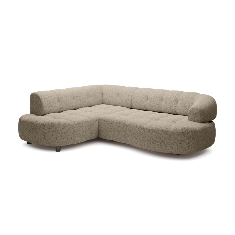 Narożnik VELPA L z elektryczną regulacją siedziska Lewostronny w tkaninie JAGUAR 04 WERSAL