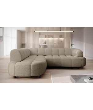 Narożnik VELPA L z elektryczną regulacją siedziska Lewostronny w tkaninie JAGUAR 04 WERSAL