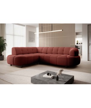 Narożnik VELPA L z elektryczną regulacją siedziska Lewostronny w tkaninie JAGUAR 09 WERSAL