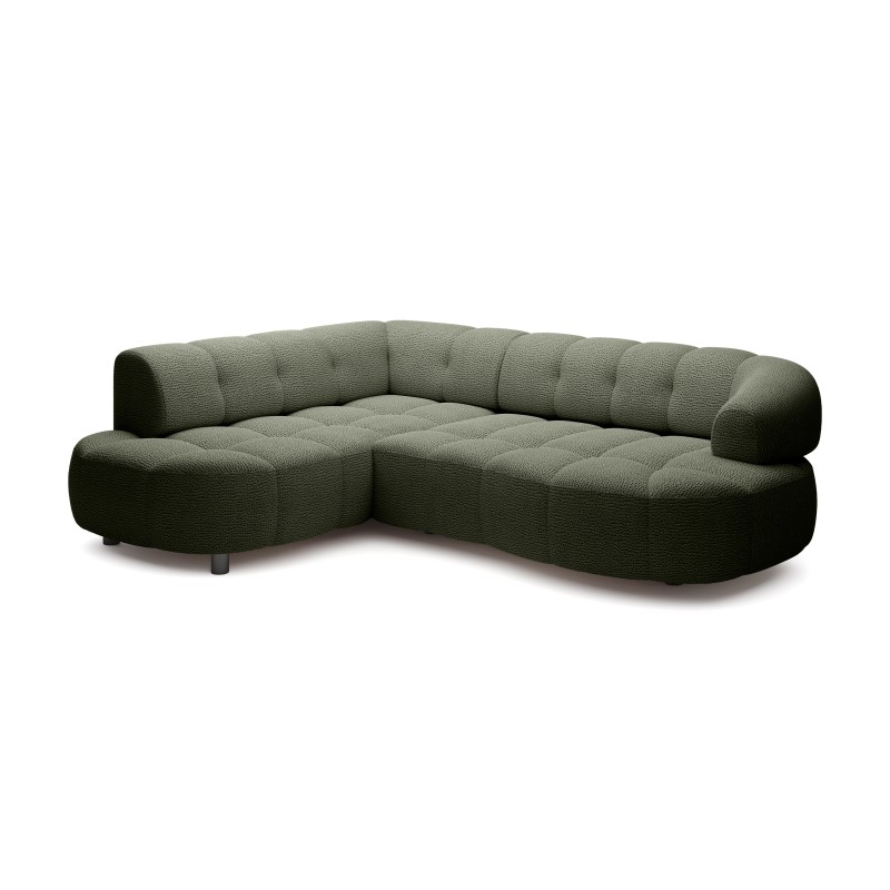 Narożnik VELPA L z elektryczną regulacją siedziska Lewostronny w tkaninie JAGUAR 12 WERSAL