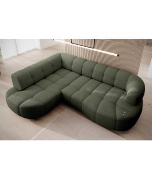 Narożnik VELPA L z elektryczną regulacją siedziska Lewostronny w tkaninie JAGUAR 12 WERSAL