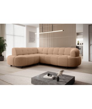 Narożnik VELPA L z elektryczną regulacją siedziska Lewostronny w tkaninie JAGUAR 17 WERSAL