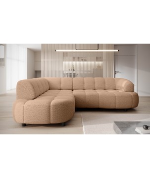 Narożnik VELPA L z elektryczną regulacją siedziska Lewostronny w tkaninie JAGUAR 17 WERSAL