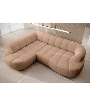 Narożnik VELPA L z elektryczną regulacją siedziska Lewostronny w tkaninie JAGUAR 17 WERSAL