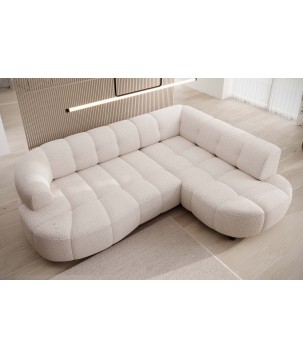 Narożnik VELPA L z elektryczną regulacją siedziska Prawostronny w tkaninie JAGUAR 02 WERSAL