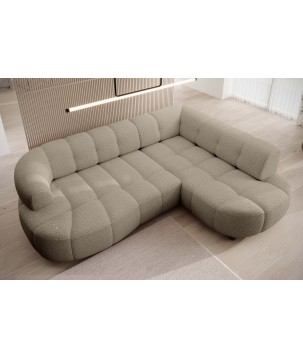 Narożnik VELPA L z elektryczną regulacją siedziska Prawostronny w tkaninie JAGUAR 04 WERSAL