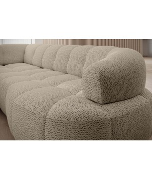 Narożnik VELPA L z elektryczną regulacją siedziska Prawostronny w tkaninie JAGUAR 04 WERSAL