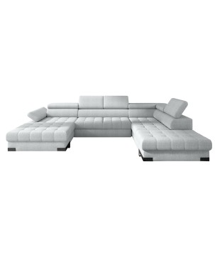 Narożnik SELVA XL Prawostronny z funkcją spania w tkaninie MEMPHIS 16 WERSAL