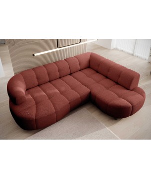 Narożnik VELPA L z elektryczną regulacją siedziska Prawostronny w tkaninie JAGUAR 09 WERSAL