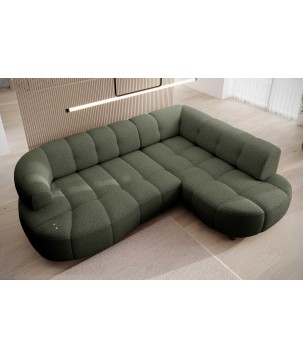 Narożnik VELPA L z elektryczną regulacją siedziska Prawostronny w tkaninie JAGUAR 12 WERSAL