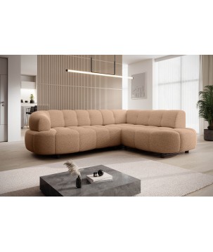 Narożnik VELPA L z elektryczną regulacją siedziska Prawostronny w tkaninie JAGUAR 17 WERSAL