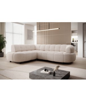 Narożnik VELPA L Lewostronny z elektryczną regulacją siedziska w tkaninie JAGUAR 02 WERSAL