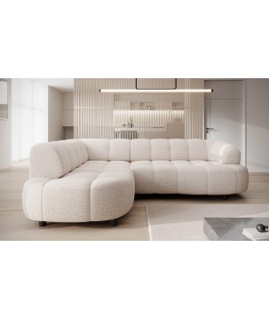 Narożnik VELPA L Lewostronny z elektryczną regulacją siedziska w tkaninie JAGUAR 02 WERSAL