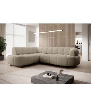 Narożnik VELPA L Lewostronny z elektryczną regulacją siedziska w tkaninie JAGUAR 04 WERSAL