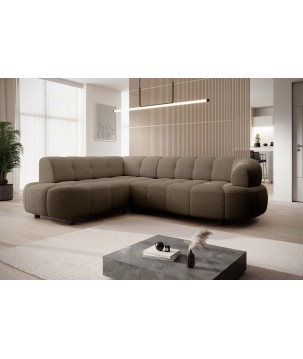 Narożnik VELPA L Lewostronny z elektryczną regulacją siedziska w tkaninie JAGUAR 08 WERSAL