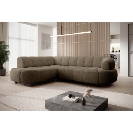 Narożnik VELPA L Lewostronny z elektryczną regulacją siedziska w tkaninie JAGUAR 08 WERSAL