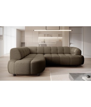 Narożnik VELPA L Lewostronny z elektryczną regulacją siedziska w tkaninie JAGUAR 08 WERSAL