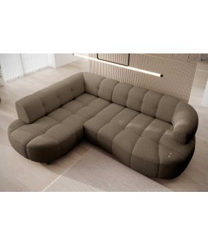 Narożnik VELPA L Lewostronny z elektryczną regulacją siedziska w tkaninie JAGUAR 08 WERSAL