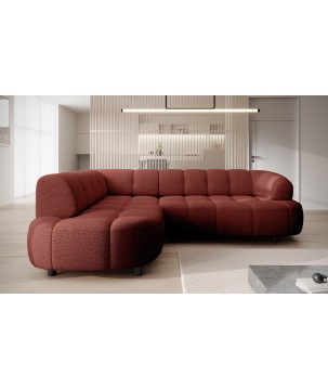 Narożnik VELPA L Lewostronny z elektryczną regulacją siedziska w tkaninie JAGUAR 09 WERSAL