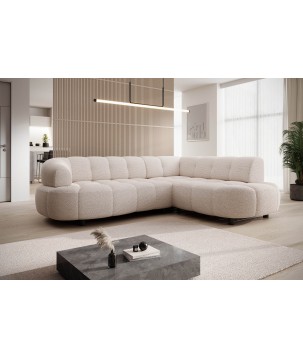 Narożnik VELPA L Prawostronny z elektryczną regulacją siedziska w tkaninie JAGUAR 02 WERSAL