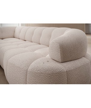 Narożnik VELPA L Prawostronny z elektryczną regulacją siedziska w tkaninie JAGUAR 02 WERSAL