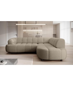 Narożnik VELPA L Prawostronny z elektryczną regulacją siedziska w tkaninie JAGUAR 04 WERSAL