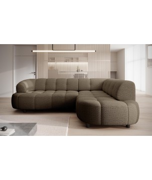 Narożnik VELPA L Prawostronny z elektryczną regulacją siedziska w tkaninie JAGUAR 08 WERSAL