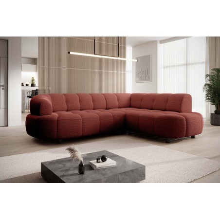 Narożnik VELPA L Prawostronny z elektryczną regulacją siedziska w tkaninie JAGUAR 09 WERSAL