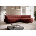 Narożnik VELPA L Prawostronny z elektryczną regulacją siedziska w tkaninie JAGUAR 09 WERSAL