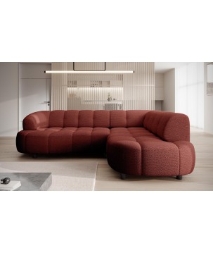 Narożnik VELPA L Prawostronny z elektryczną regulacją siedziska w tkaninie JAGUAR 09 WERSAL