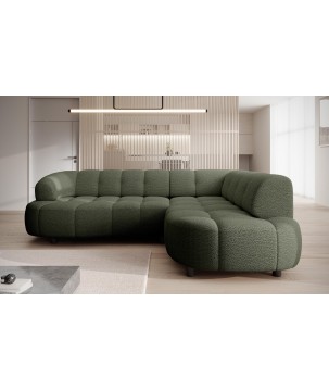 Narożnik VELPA L Prawostronny z elektryczną regulacją siedziska w tkaninie JAGUAR 12 WERSAL