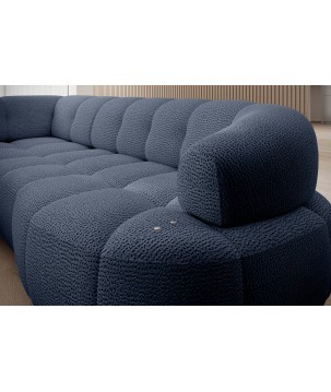 Narożnik VELPA L Prawostronny z elektryczną regulacją siedziska w tkaninie JAGUAR 14 WERSAL