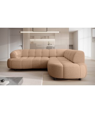 Narożnik VELPA L Prawostronny z elektryczną regulacją siedziska w tkaninie JAGUAR 17 WERSAL