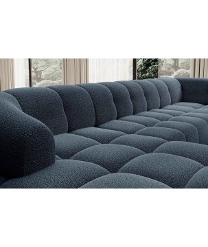 Narożnik VELPA XL Lewostronny z elektryczną regulacją siedziska w tkaninie LOOP 14 WERSAL